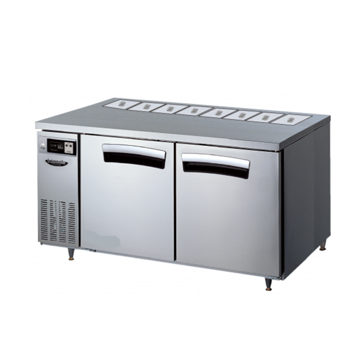 라셀르 업소용 1500 반찬테이블 냉장고 LTB-1524R(B1) 올스텐 반찬형